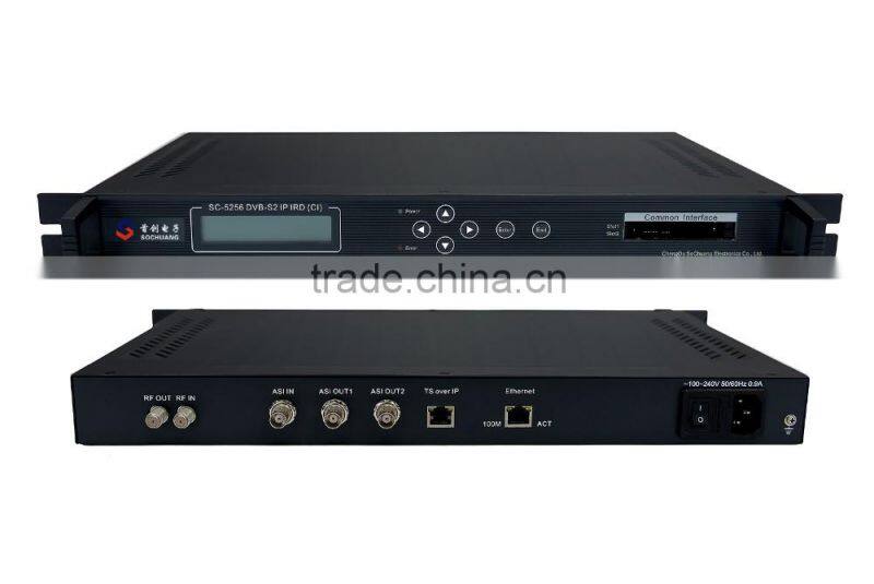 DVB-S2 Demodulator /DVB-S2 to IP Gateway