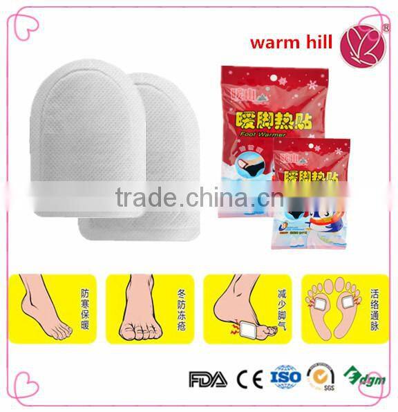 outdoor work and cold weather heat pad toe warmer