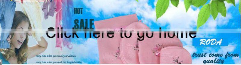 YIWU RODA 100%polyester cylinder printed double mesh washing bag