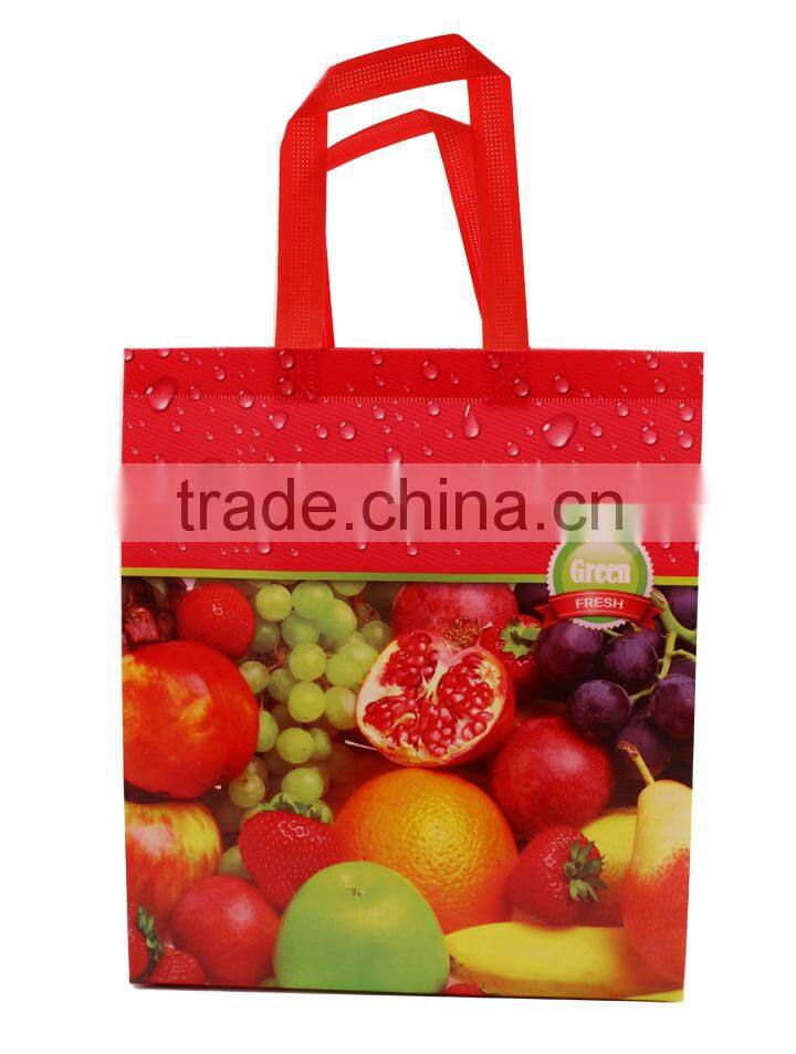 Reusable strong non woven shopping bag plastic packing bag for dried fruit