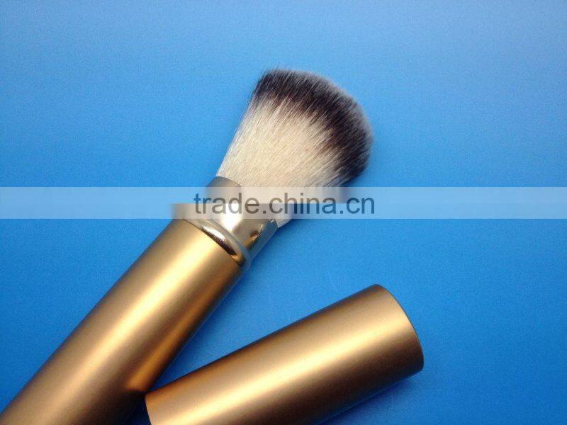 retractable golden powder blush brush