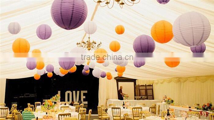 Round wedding decoration japanese paper lanterns