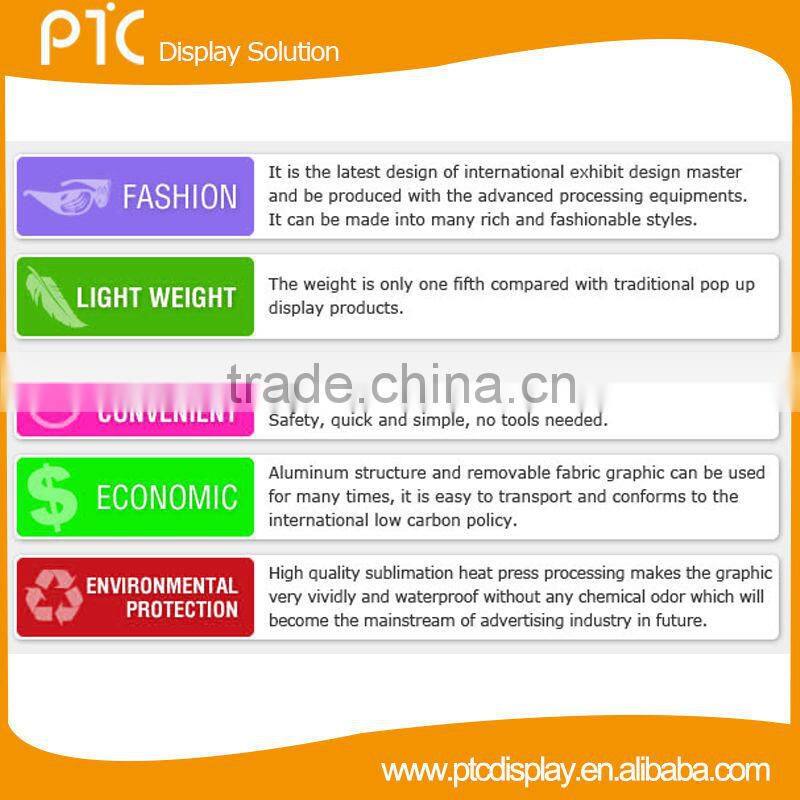 New style light weight portable exhibition system booth