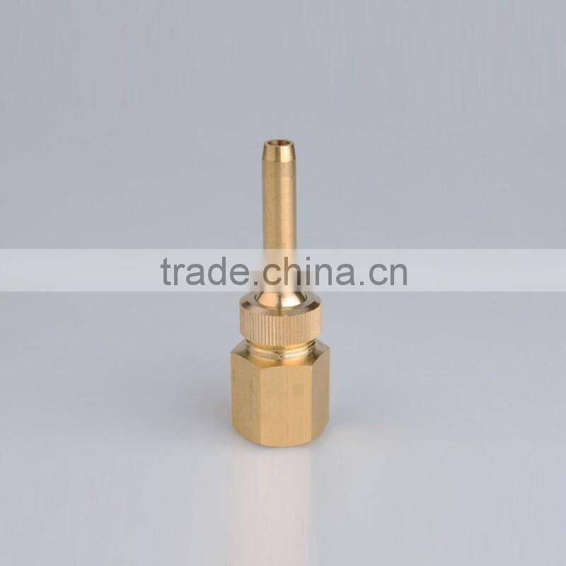Brass Smooth Jet Spray Nozzle 1/4" Threads,Geyser Brass Nozzle,Brass Fountain Nozzle