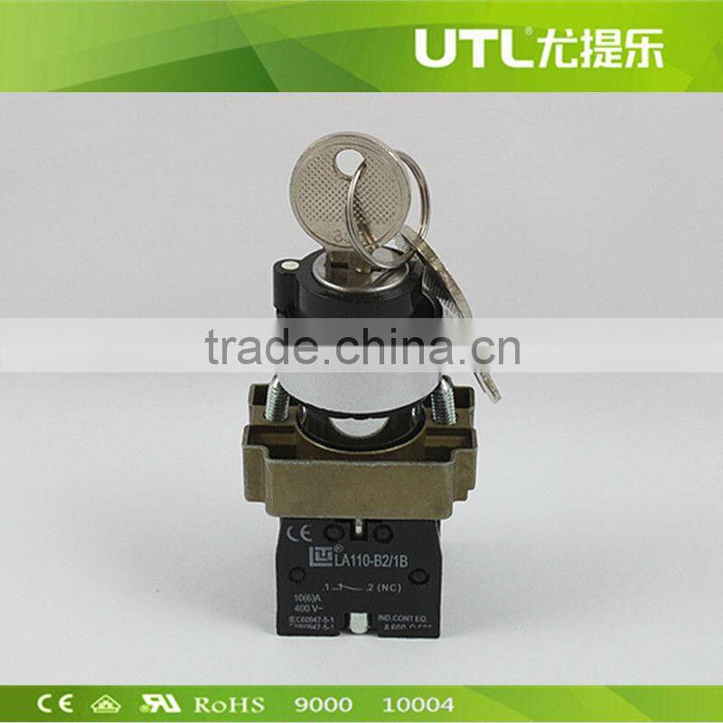 LA110-B2-BG 400V Key Pushbutton Rotary Switch