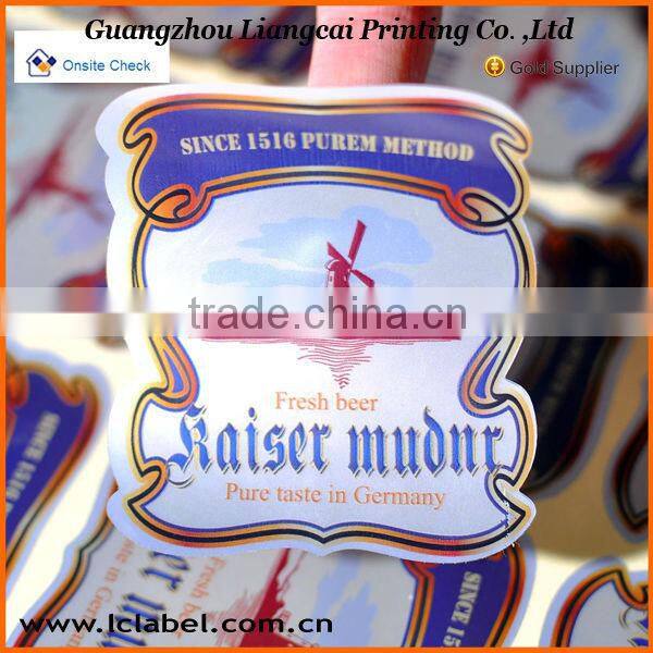 Custom product labels bottle labels