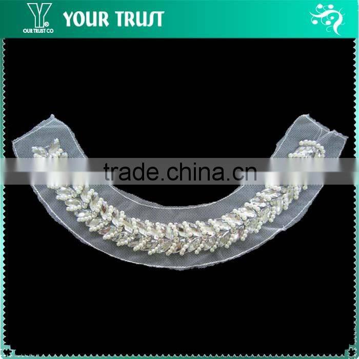 Rhinestone/Acrylic Stone/Pearl/Bead Neckline Mermaid Wedding Dress Garment Accessories