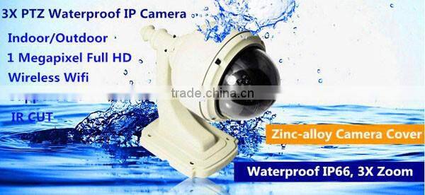 SD Card Outdoor Security HD 720P P2P Wifi IP Camera