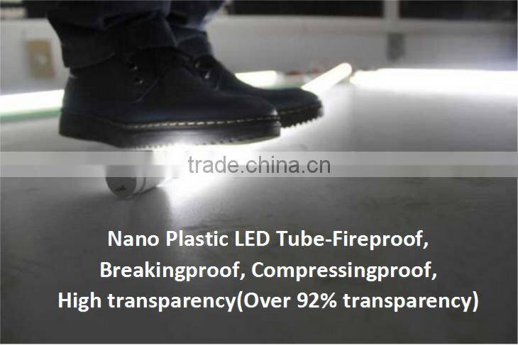 New style 3 years warranty 4ft 1200mm 6500k Ac85-265v 18w t8 nano LED tube