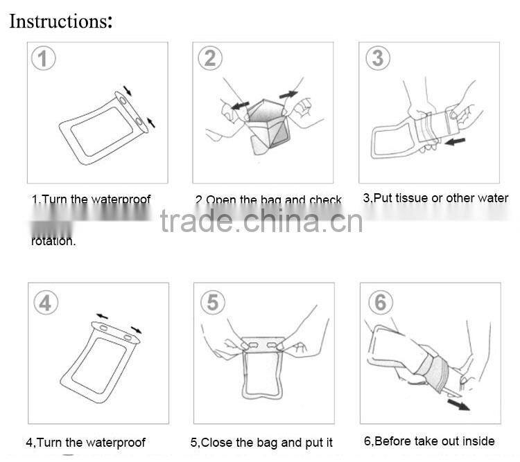 New Style Waterproof Bag for Phone/Waterproof Cell Phone Bag/Mobile Waterproof Bag