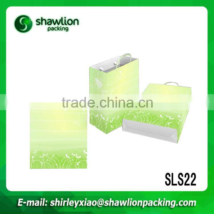 Hot sale custom logo printing gift bag with window, funny gift bags, organza gift bag