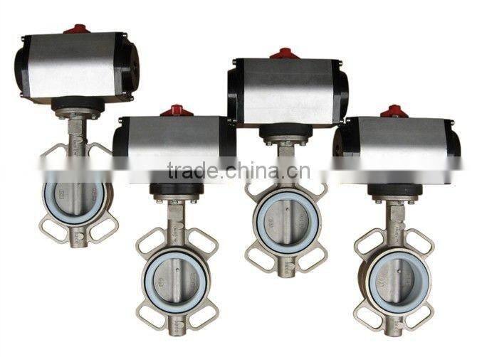 SS304 SS316 body Wafer type Butterfly Valve