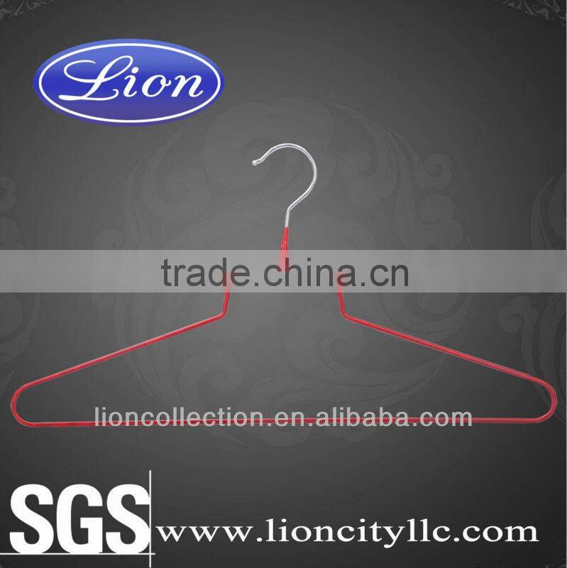 LEC-M5034 Red Color Space Saving Metal Hanger