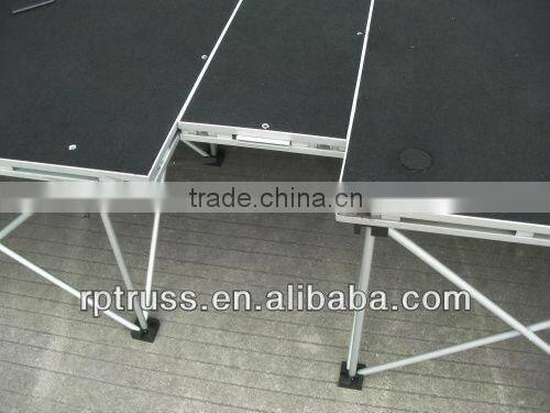 Energy saving full color HD LED video display screen RP folding acrylic event stages