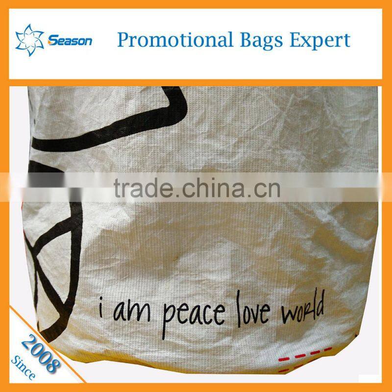 Hot selling simple cheap recyclable shopping kraft paper tyvek paper bag