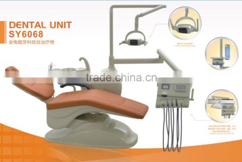 high quality CE ISO portable dental unit with air compressor and woodpecker scaler