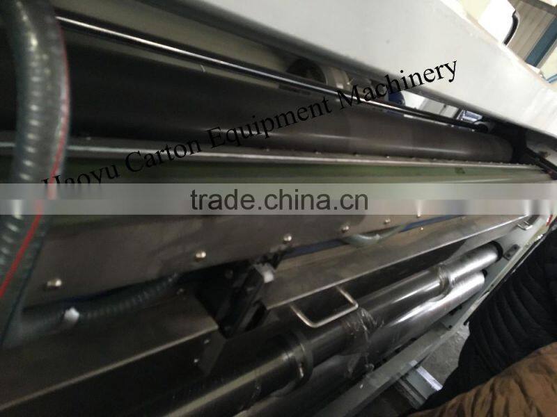 High speed automatic carton box flexo printer slotter die cutter machine