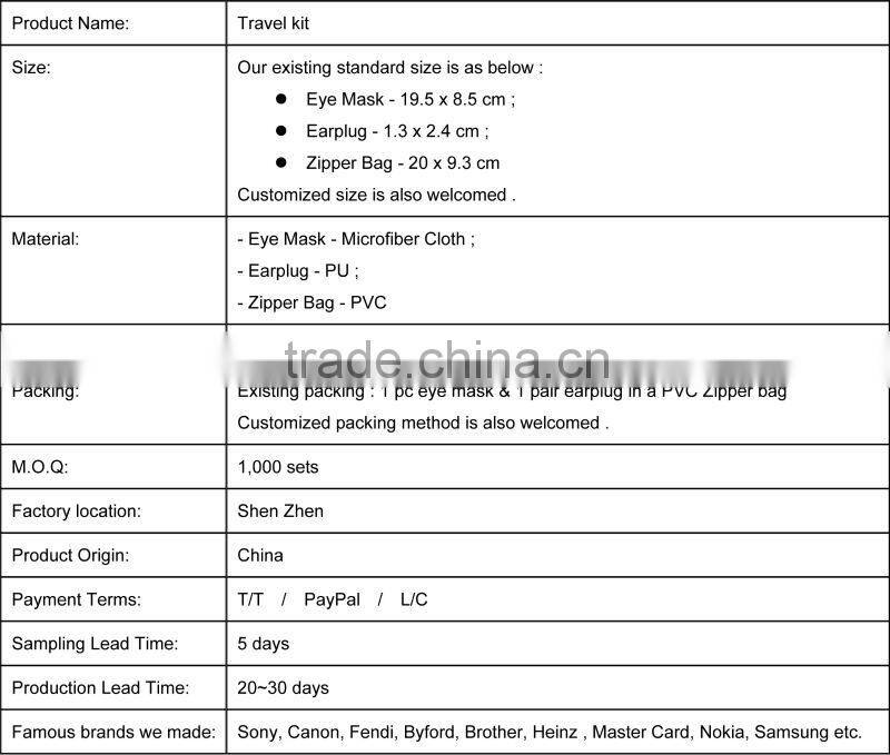 Hot selling new design sleeping travel eye patch