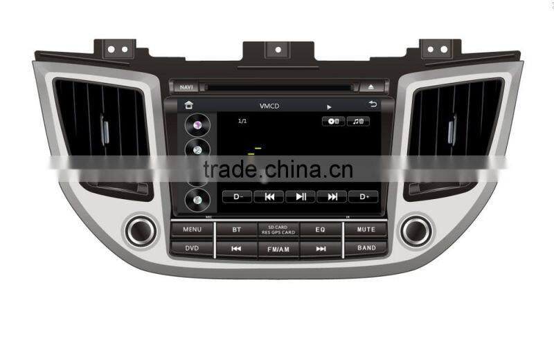 car multimedia for hyundai ix35 2015 with CD player car rear view camera headrest monitor 1080P 10disc