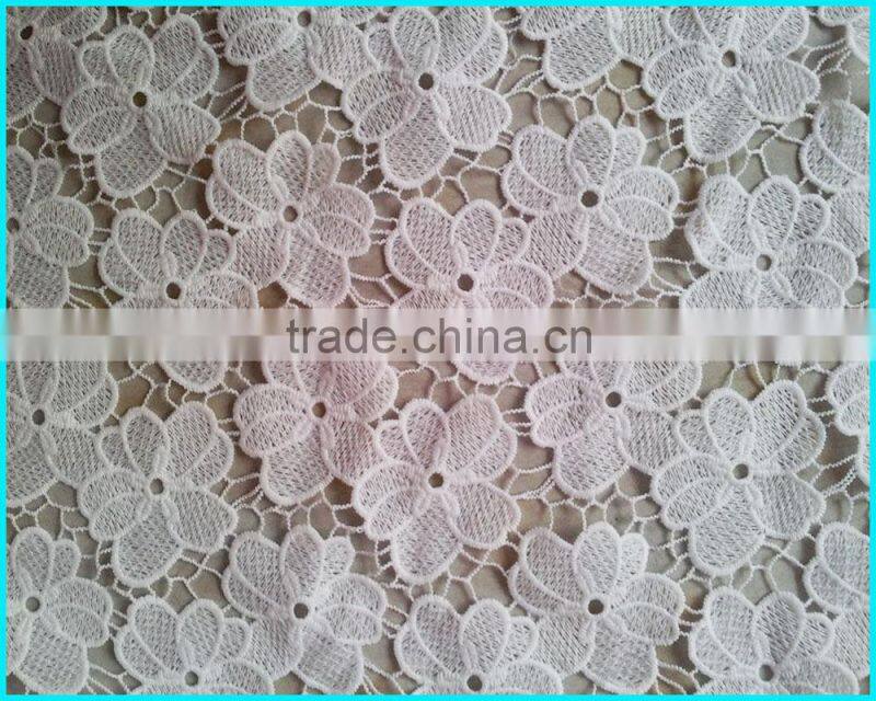 floral african lace fabrics for wedding dress