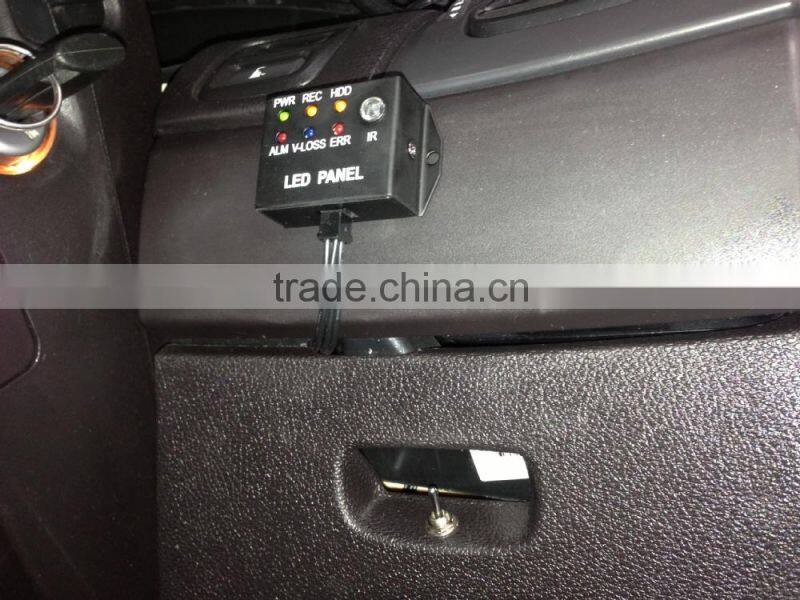 LED panel work with Mobile DVR to show status