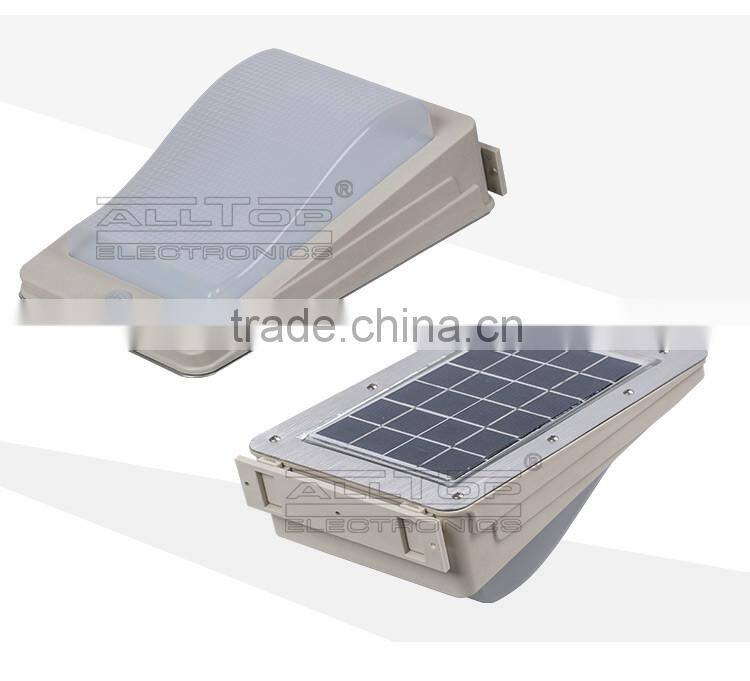 3w High quality motion sensor outdoor ip65 wall mount modern solar wall lamp