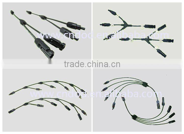 High efficiency 5w to 330w MC4 connector with TUV, IEC, CE, CEC solar system connector