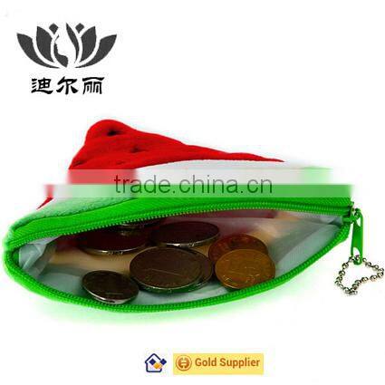 Cute shape Plush Fruit Toy coin purse