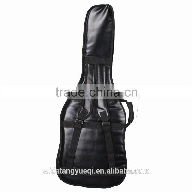 Custom designer leather guitar gig musical instrument bag