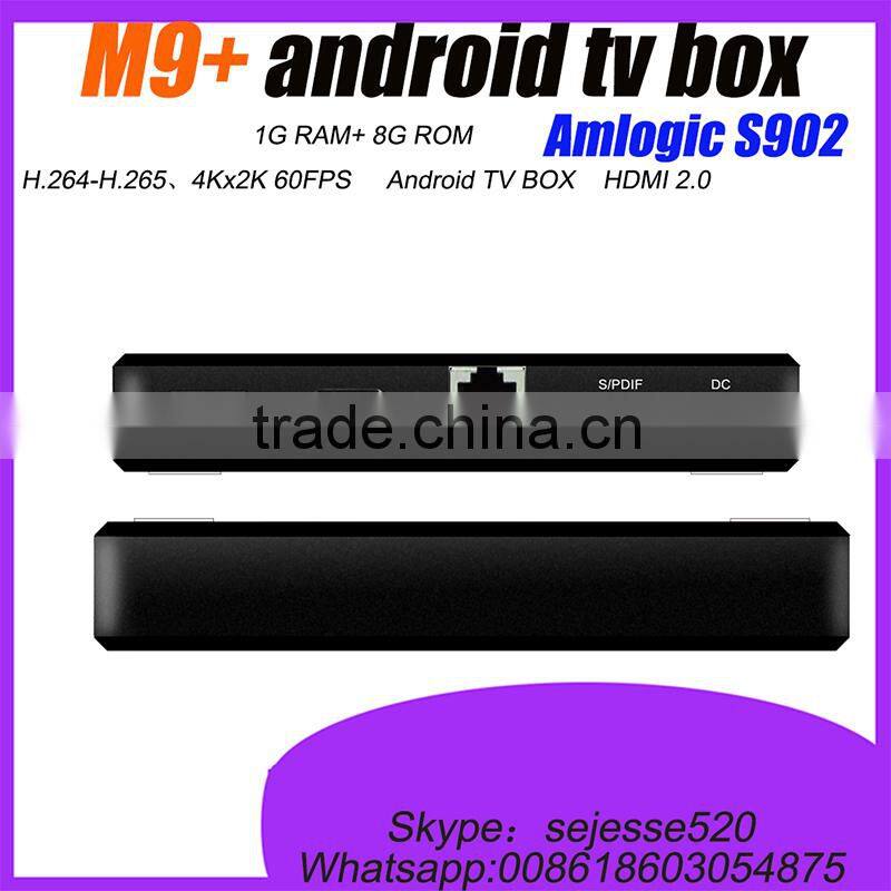 M9+ tv box Amlogic S905 android TV Box with Quad Core Smart Min Android 5.1 tv box M9+