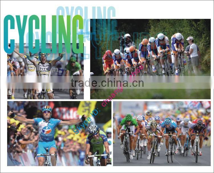 Customed Top-flight plain cycling jersey Sublimation Printing wear for team