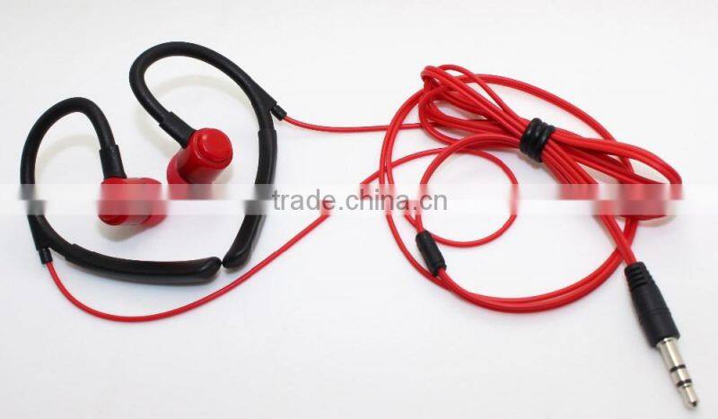 High-end best sound earhook earphone wired earphone for promotion