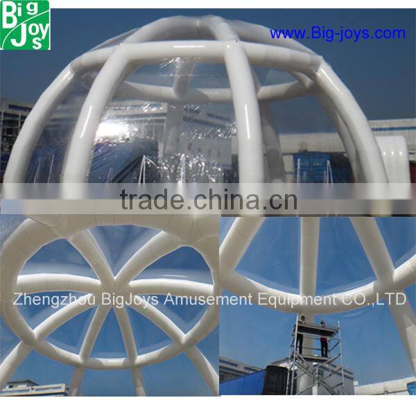 Factory direct sale high quality party inflatable white dome tent