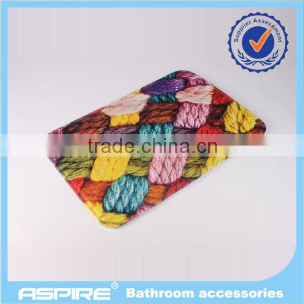Absorbent soft bathroom mat floor rug bath mat floor rug