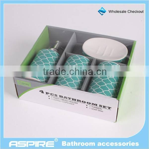 Ceramic bath set
