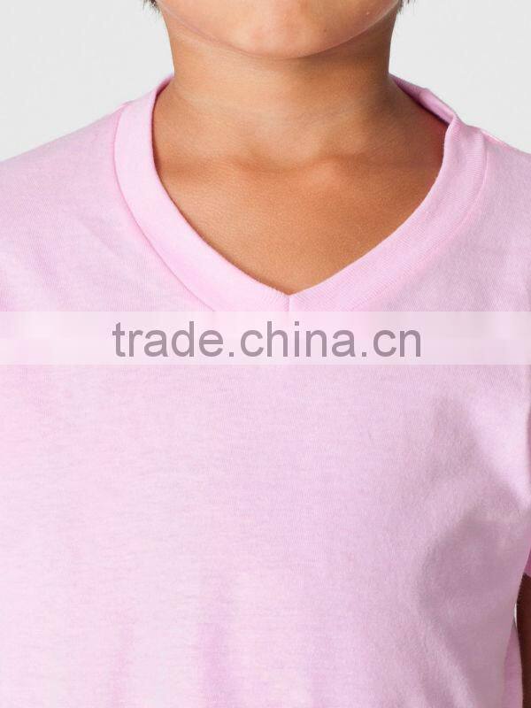 2015 new design custom 100% cotton t shirt for kids with your logo