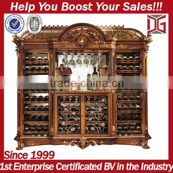 High Quality China Factory Direct Sale Retail Wooden Shelf for Wine