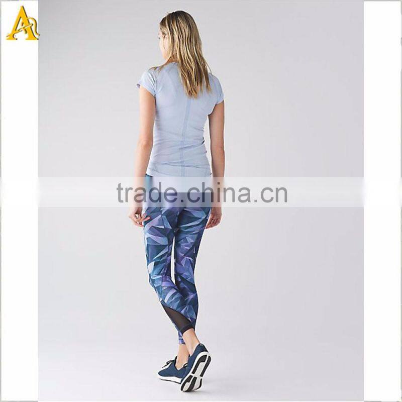 hot sale wholesale printed gym leggings, sport fitness leggings