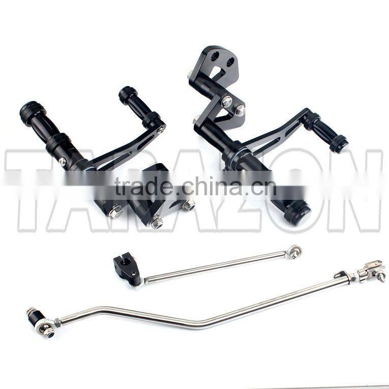 Aluminum alloy motorcycle Forward controls Rear sets for harley