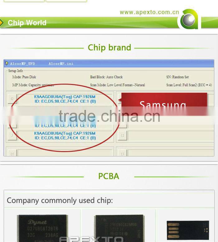 Cheap Price Plastic USB2.0 High Quality Logo Available USB Flash Memory Disk (U-101)