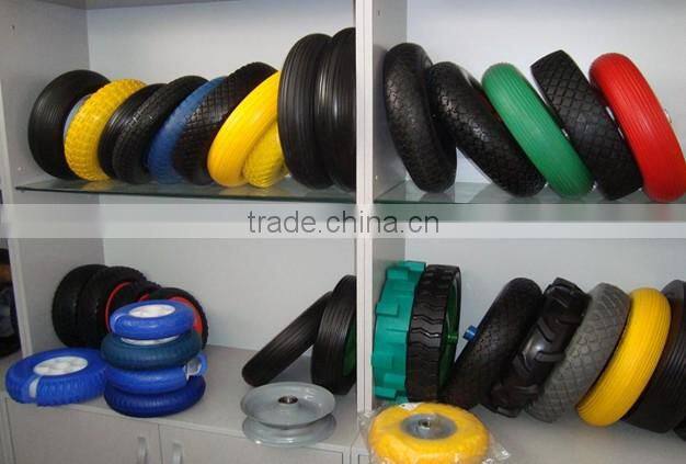 flat free tires / pu foam wheels for lawn mower 13x5.00-6