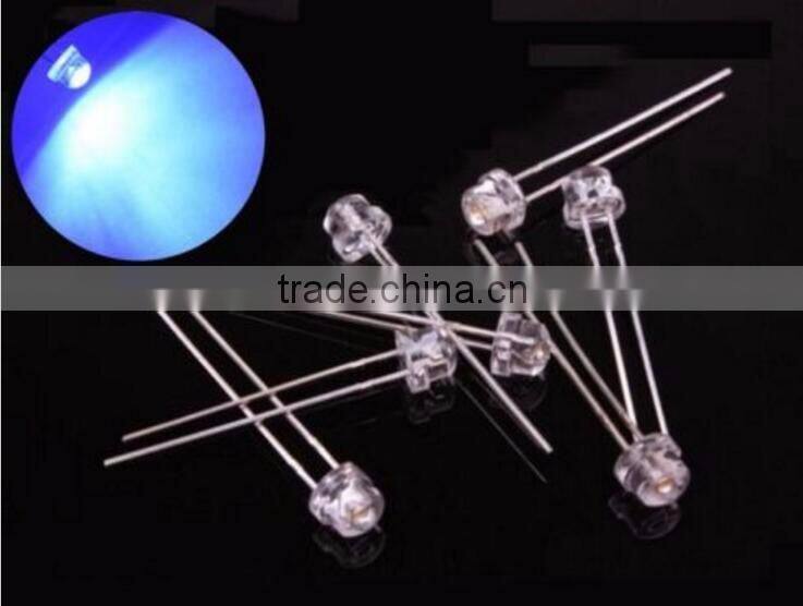 red LED 5mm straw hat led diode Sombrero de paja blanco de 5mm de LED