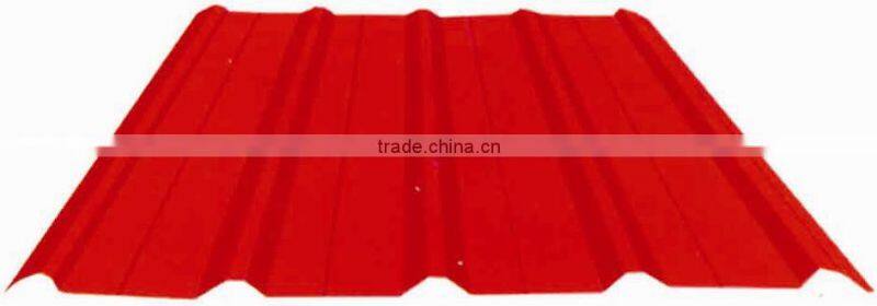 Color corrugated metal sheet