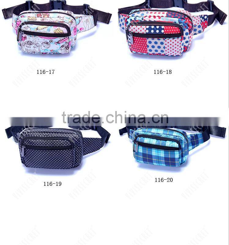 Nylon running belt Hot selling waist pouch bag Waterproof waist bag