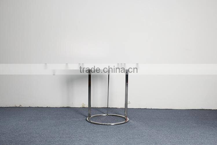 Wooden Top Steel Frame Coffee Table
