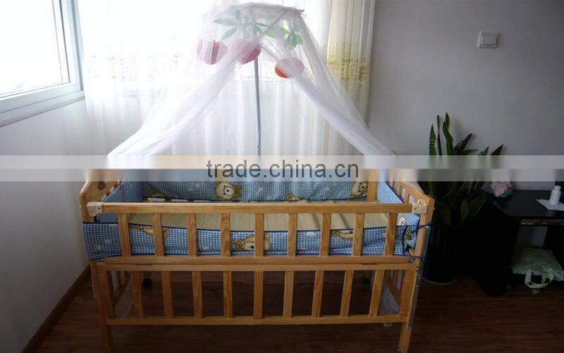 New Zealand pine wood baby bed luxury baby cot baby crib
