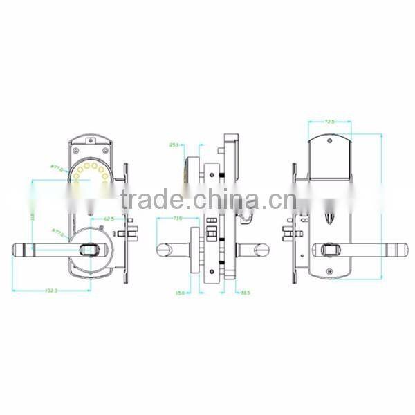 Guangzhou RFID keyless hotel safe lock