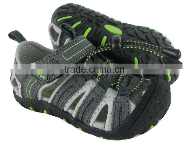 2015 hollow out sports kids sandals china with lace-up