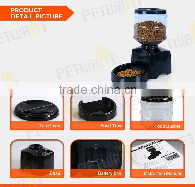 Amazon best selling 5.5L digital automatic dog feeder