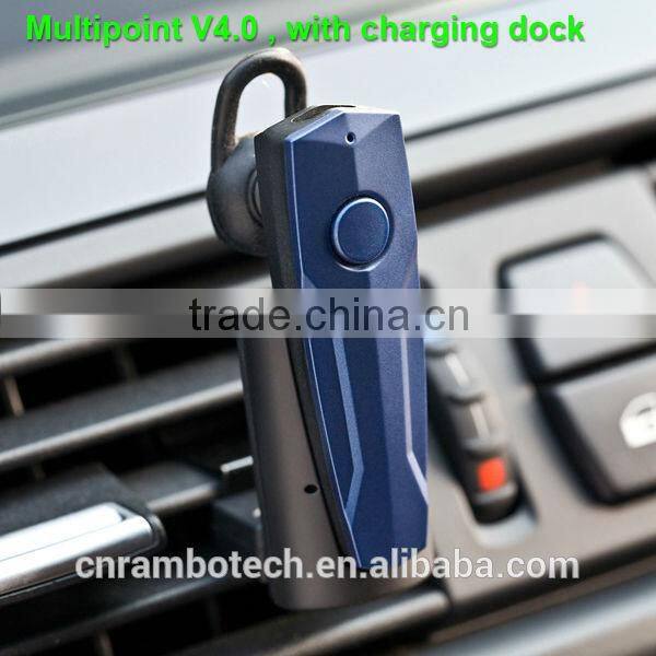 2014 new A2Dp China mono earphone bluetooth wireless music handsfree
